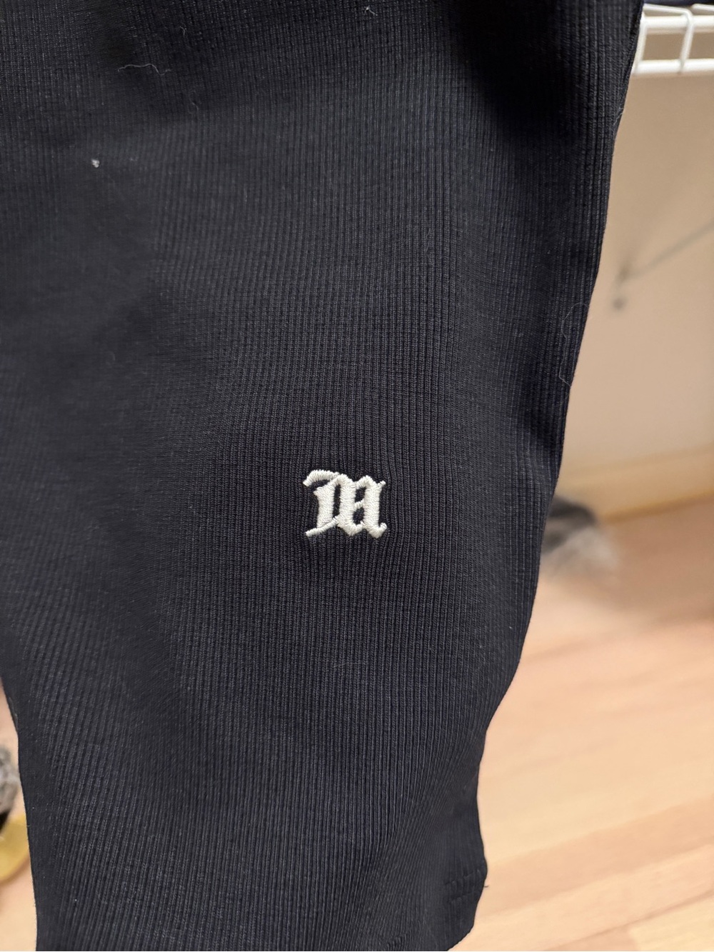 MISBHV Black Ribbed Racerback Tank Top - Picture 4 of 7